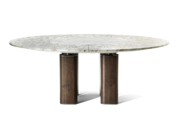 JANE - Round marble table by Poltrona Frau - view 3